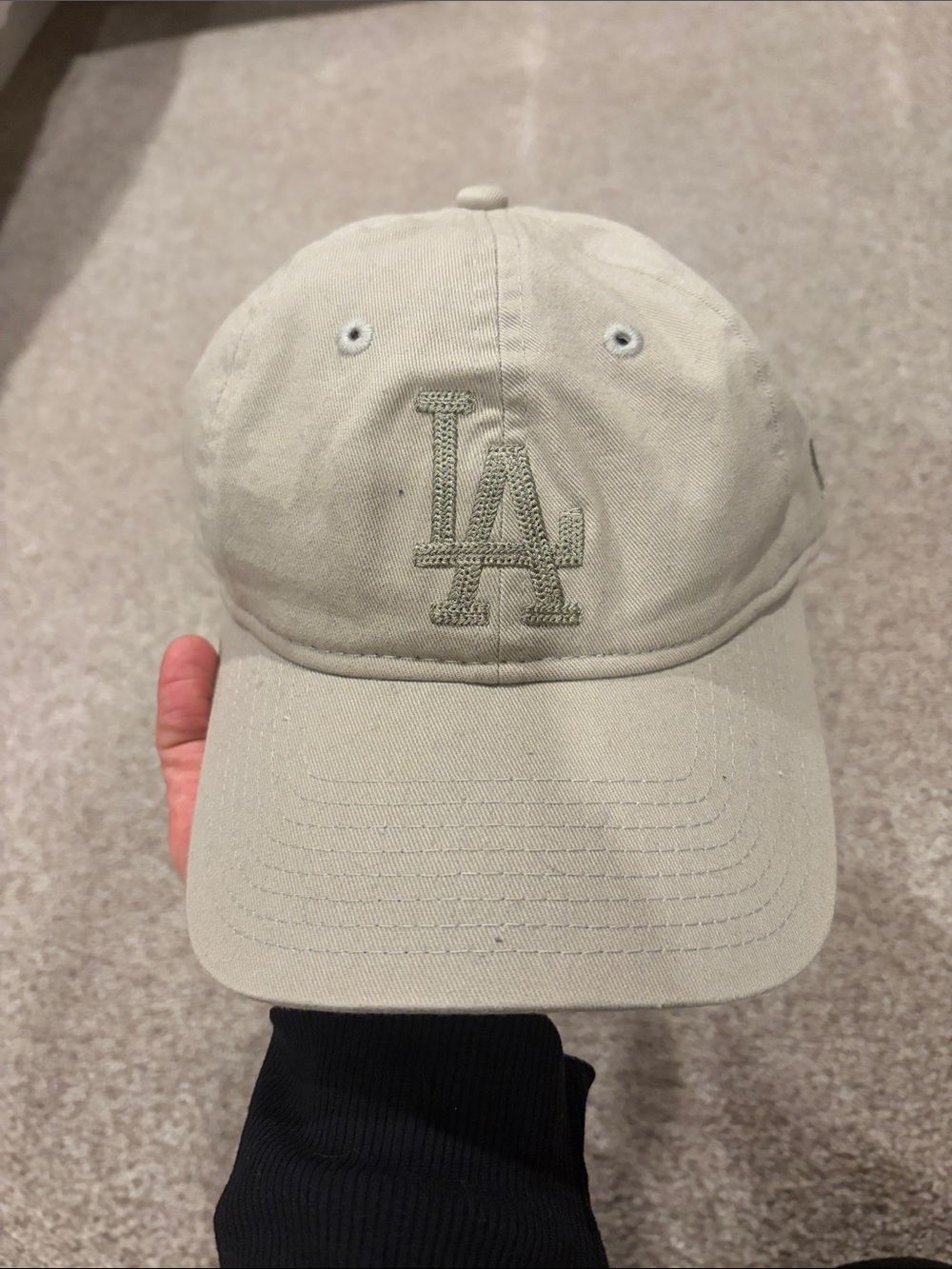 LA Logo Baseball Cap - Beige